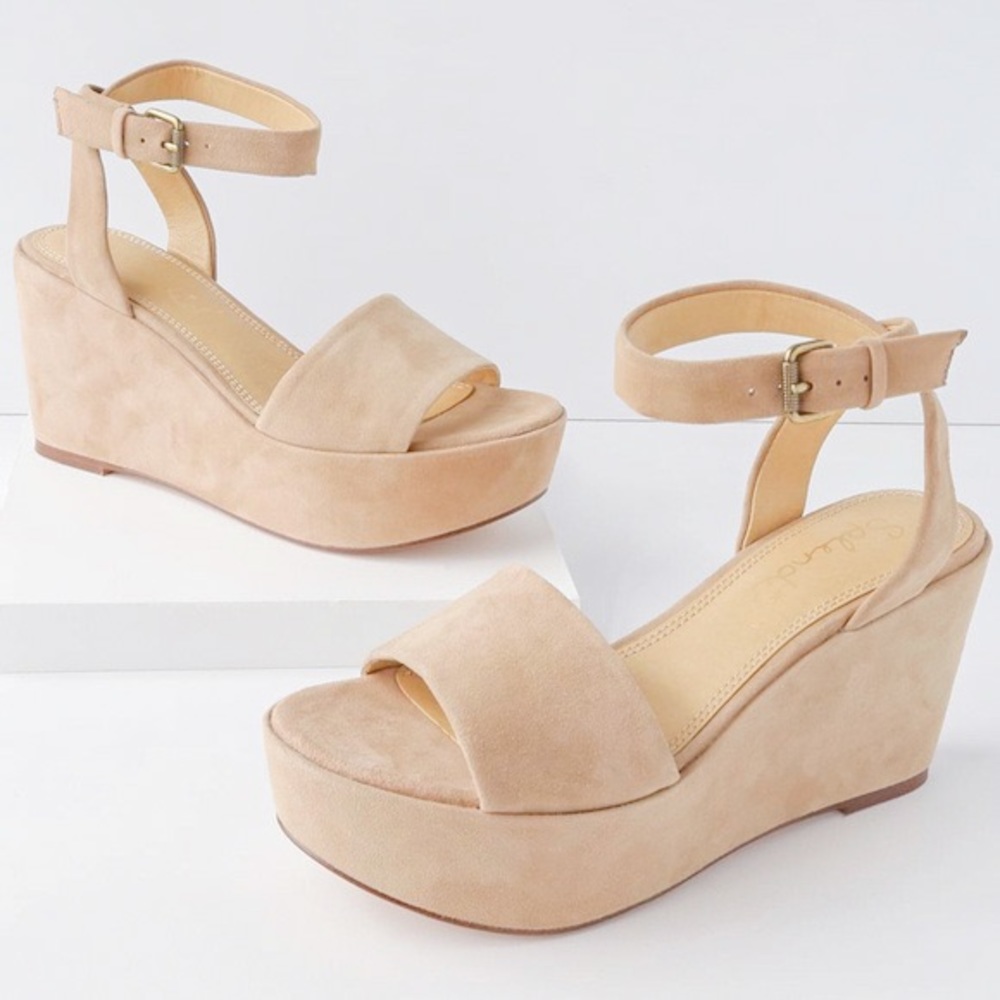 Splendid Nude Suede Platform